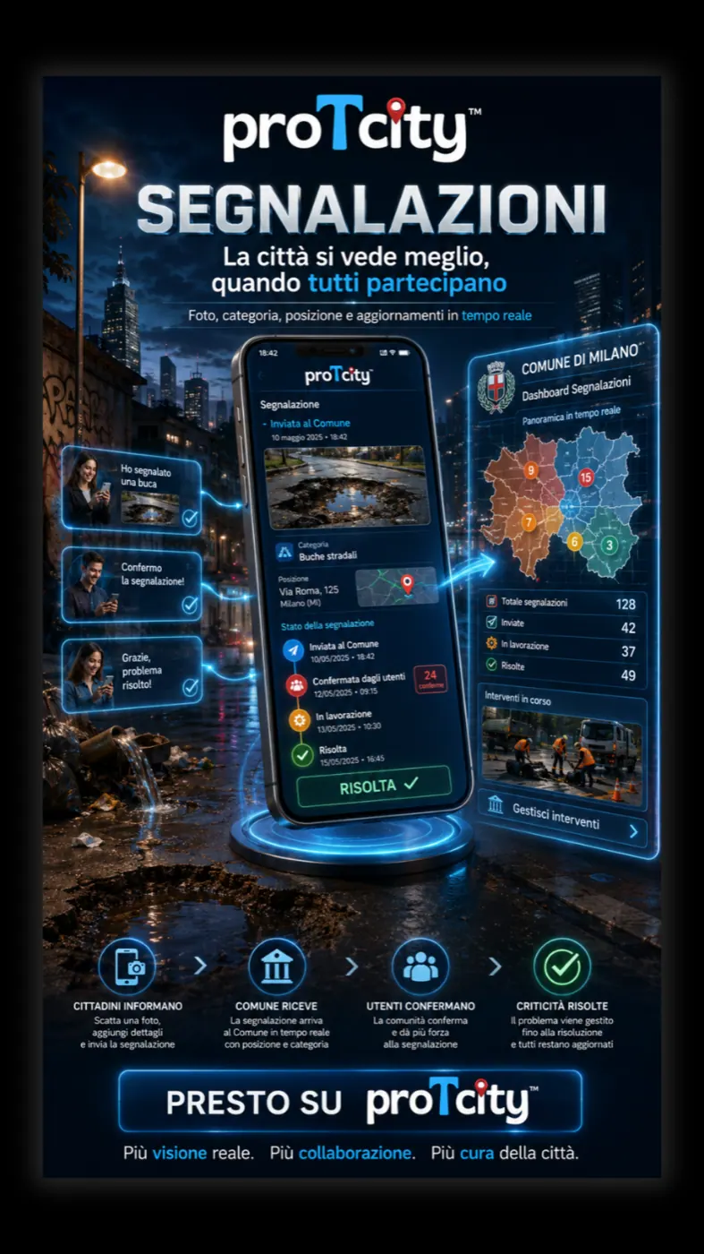 Segnalazioni enti proTcity